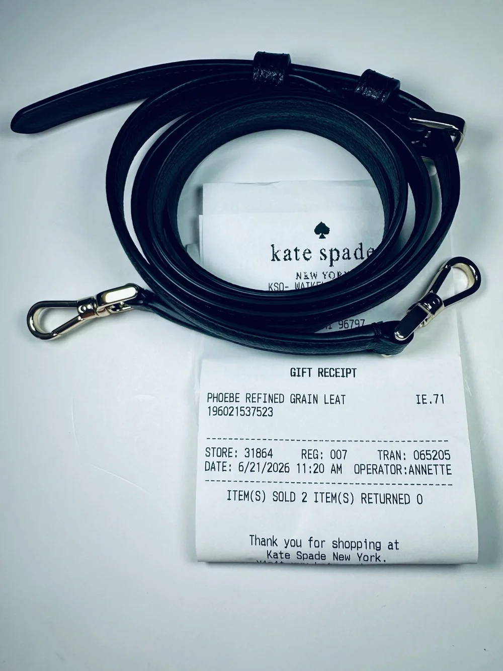NWT Kate Spade Phoebe Mini Top Handle Crossbody Black Leather KI924 Gift Box